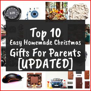 Easy Homemade Christmas Gifts For Parents [TOP IDEAS]