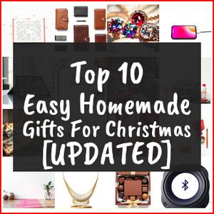 Easy Homemade Gifts For Christmas [TOP IDEAS]